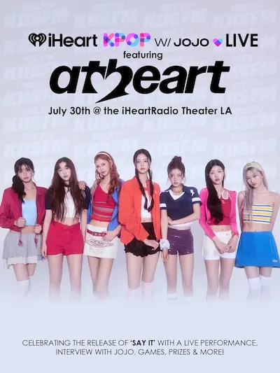 AtHeart iHeartKPOP with JoJo LIVE poster