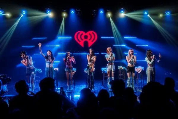 AtHeart performing at the iHeartRadio Theater in Los Angeles